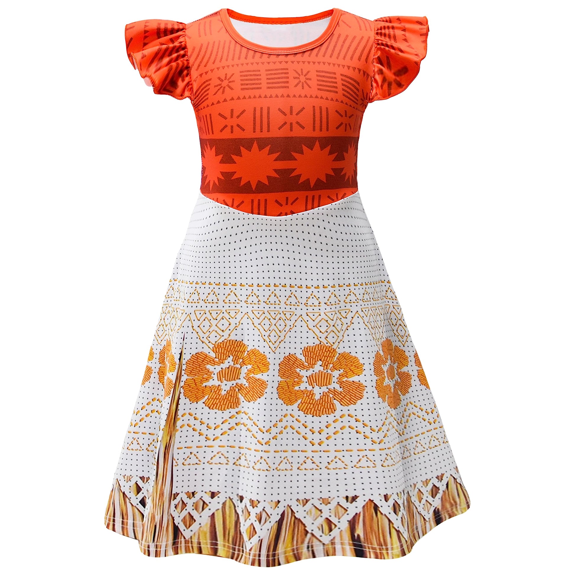 Aovclkid Girls Princess Costume Birthday Party Dress Halloween Cosplay Outfits(3T,Red)