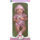 La Newborn Boutique - Realistic 15' Anatomically Correct Real Girl Baby Doll – All Vinyl “Pink Polka Dot ” – Made In Spain