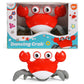 Shooting Star Dancing Crab  Moving Musical Toy For Toddlers 18M+ | Interactive Crawling Crab With Lights, Music & Obstacle Avoi