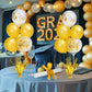 6 Set Gold Table Centerpiece Balloons Stand Kit With Gold And Confetti Balloons For Birthday Party Graduation Baby Shower Wedding Bridal Shower Prom Table Decorations