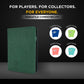 Card Guardian - 9 Pocket enhanced Binder with Zipper for 360 Cards Trading Card Games TCG (Green) Side Loaded Pockets Compatible with Yugioh Cards MTG Binder Sports Card Binder