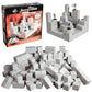 Monster Adventure Terrain- 72Pc Stackable Building Block Expansion Set - Modular & Stackable 3-D Tabletop World Builder Compatib