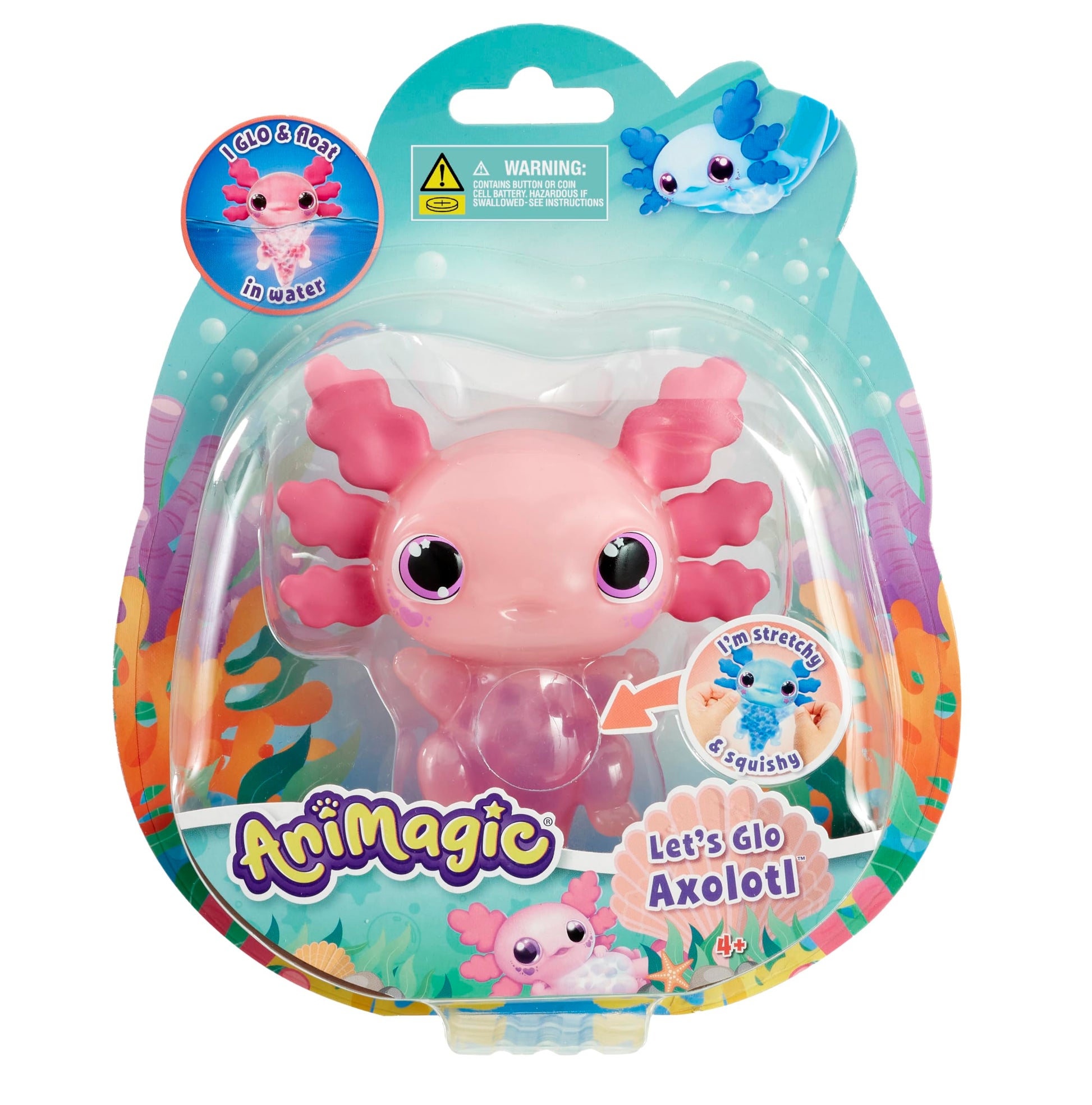 Goliath Animagic Let'S Glo Axolotl Pink