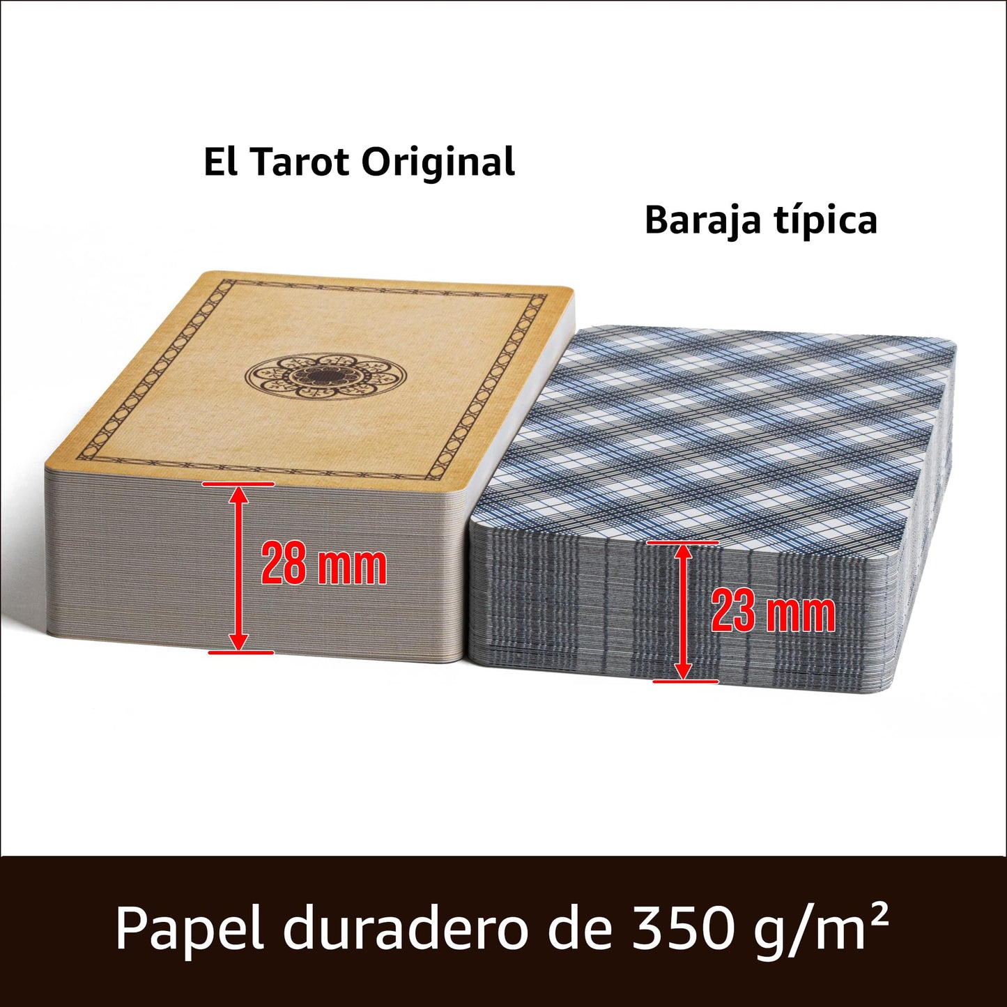 Cartas de Tarot Da Brigh Originales con Guía para Principiantes - Baraja Alternativa a Rider Waite, Tamaño Medio