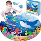 22.8 Inch Jumbo Floor Puzzle For Kids Under The Sea Large Floor Puzzle Underwater World Round Puzzles For Valentines Toddler Chi