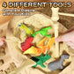 24 Dinosaurs Excavation Kit, Dino Egg Dig Kit With Magnifier, Surprise Dinosaur Toys For Kids 3 4 5 6 7 8 9 10 11 12 Years Old,