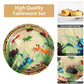 Qyeahkj 100 Pcs Bug Party Plates Napkins Supplies, Spring Summer Ladybugs Bee Reptile Birthday Party Tableware Set Insect Birthd
