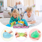 4 Pcs Jumbo Glitter Mochi Squishy Toys For Kids Party Favors, Kawaii Squishies, Sea Animals Sensory Toys For Classroom Prizes, E