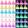 Hfaydzsw 60Pcs Luminous Mini Resin Bunny, Miniature Bunny Figurines, Glow In The Dark Tiny Rabbit Ornament For Garden Landscape