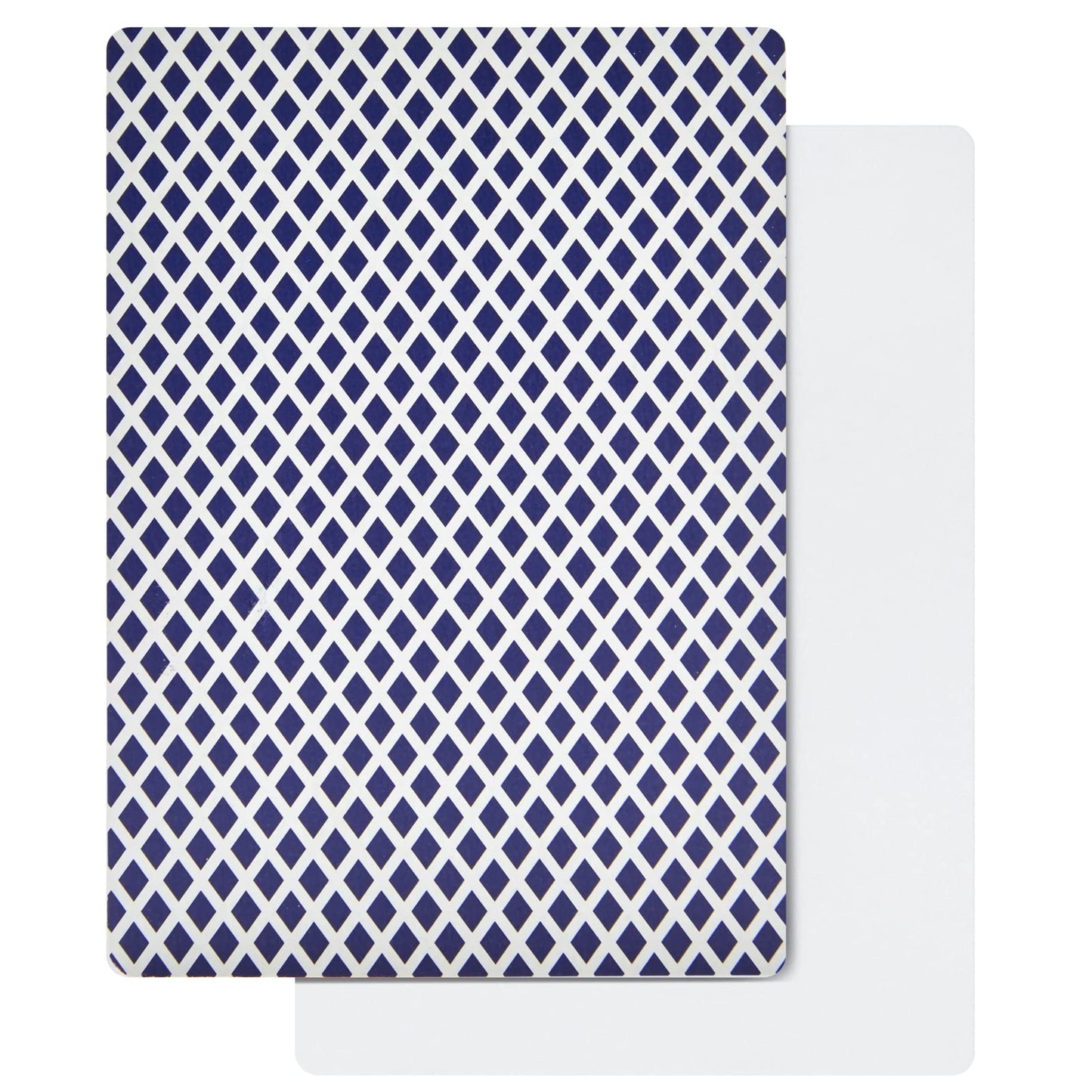 Blue Panda 224 Blank Custom Cards With Checkered Diamond Backing For Diy Game Or Playing, Write On, 4 Decks (3 X 4 In) - Blank Playing Cards