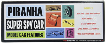 AMT Piranha CRV Super Spy Car, 1:25 Scale Model Car Kit, AMT900