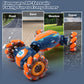 QXHOL Gesture Sensing RC Stunt Car - Boys Toys Age 6-8-12, 4WD Hand Controlled Remote Control Twist Car with Light & Music, Cool