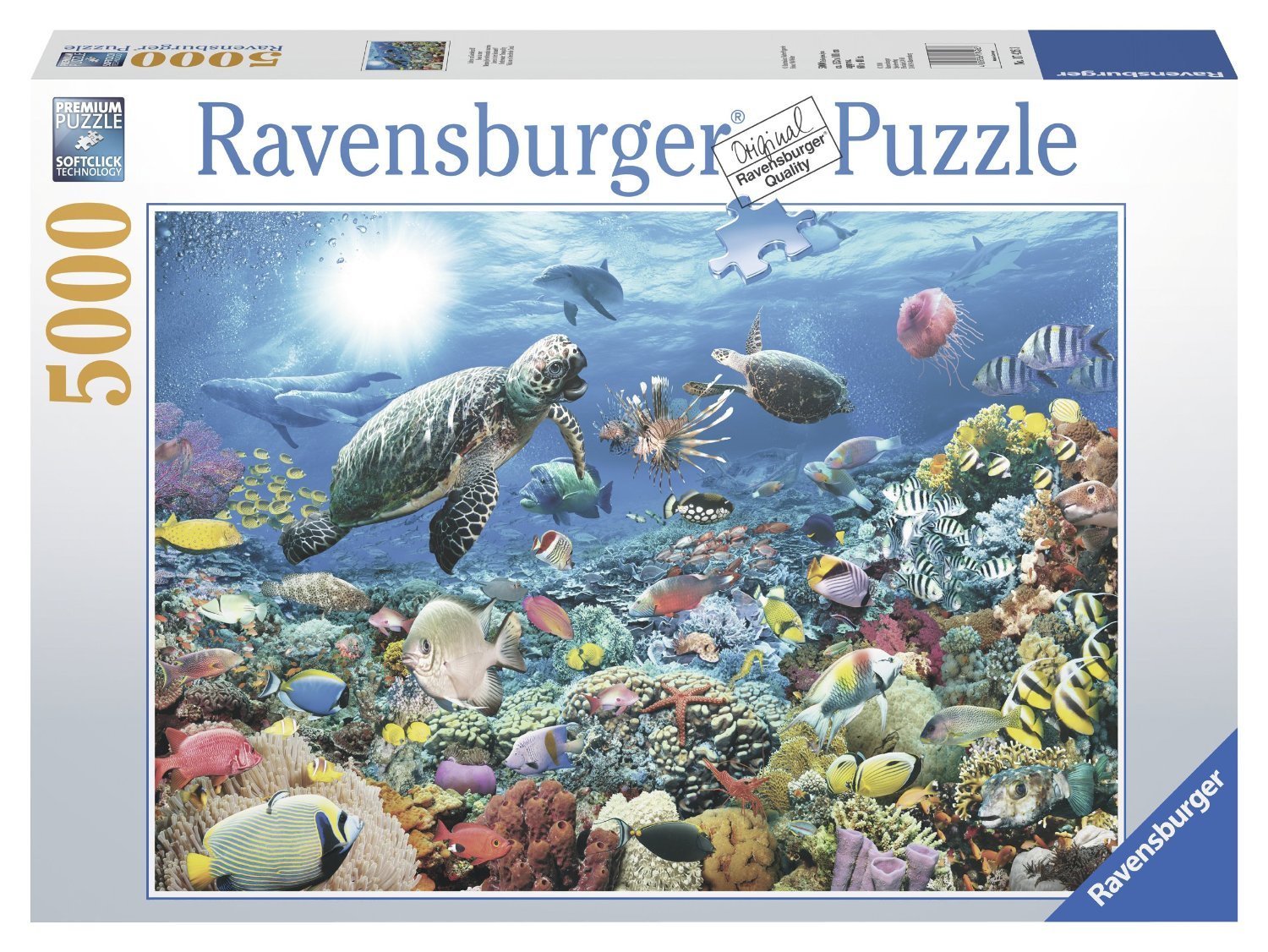 Ravensburger Beneath The Sea - 5000 Piece Jigsaw Puzzle | Precision Fit | enhanced Quality | Great Group Activity | FSC Certified
