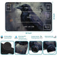 Rwutytiul Black Eagle Card Playmat 24 X 14 Inch With Tube Bag, Card Gameplay Board With Zones Commander Deck Mtg Rpg Ccg Tcg Car