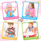 Proou Baby Doll Care Toys, 30Pcs Baby Doll Bath Set & Doctor Kit, Pretend Play Baby Doll Set, Incl Bathtub, Bathrobe, Ecg, Thermometer, Toddlers Toys Gifts For Age 3 4 5 6 Year Old Girls