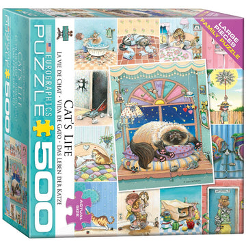 Eurographics (Eurhr Cat'S Life By Gary Patterson 500Piece Puzzle 500Piece Jigsaw Puzzle, 8500-5366