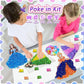 JRD&BS WINL Poke in Fun Art Kit for Kids Toys Age 3-12 Year Old 3D Creative Princesses for Girls Birthday Gifts for 3 4 5 6 7 8