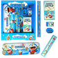 Toyziez Stationery Set For Girls/Boys  Doraemon Pencil Box Set For Kids For School  Kids Gift Set,Pack Of 1 (Doraemon Statione