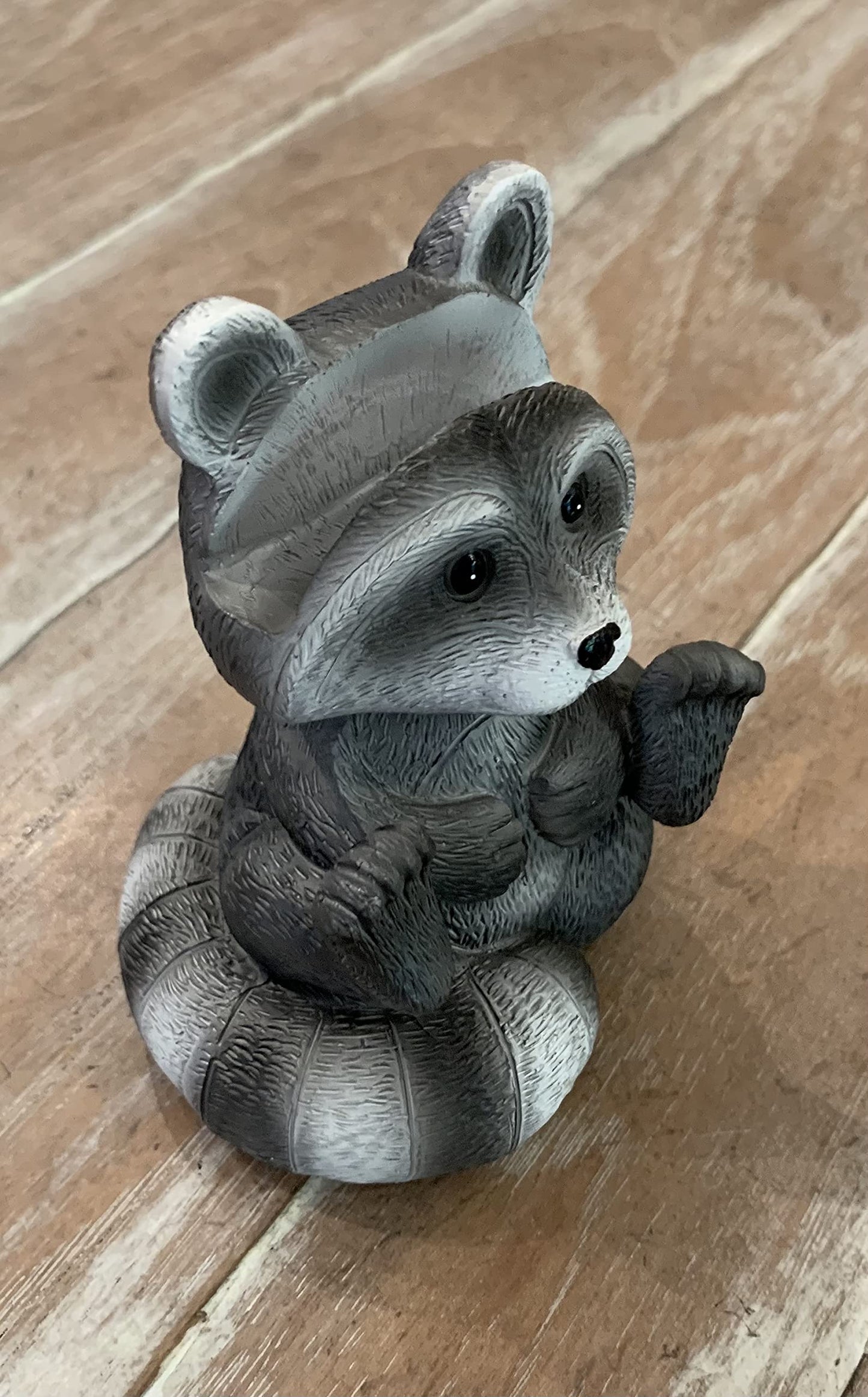 Top Brass Cute Racoon Whimsical Eyeglasses Holder Stand - Fun Glasses Keeper