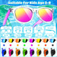 Joycover Kids Sunglasses Bulk, 24 Pack Kids Sunglasses Party Favor, Translucent Sunglasses For Kids With Uv400 Protection, Gradu