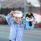 DolliBu Police Officer Dress Up Set for Teddy Bear Plush Toy - Police Outfit for Stuffed Animals  Cute Set of Police Hat  Shirt  & Pants for Teddy Bear Costume  Stuffed Animal Clothes - Large