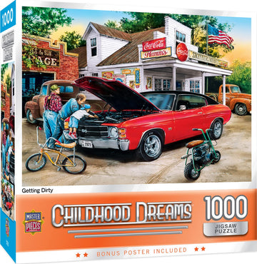 Masterpieces - 1000 Piece Jigsaw Puzzle, Getting Dirty, Fun For Adults, Family, Kids, Matte Finish, 19.25'' X 26.75''
