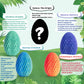 Mydethun 3D Printed Dragon Egg with Dragon Inside - Unique Executive Toy for Office Decor and Kids' Concentration; Green Egg