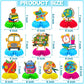 DTOFOOT 10 Pieces Back to School Decorations, Back to School Centerpieces for Tables Back to School Table Decorations Back to Sc