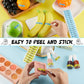 Epakh 400 Pieces Prank Stickers Funny Gag Pranks Gifts For Prank Stuff And Practical Jokes (Yellow, Blue)
