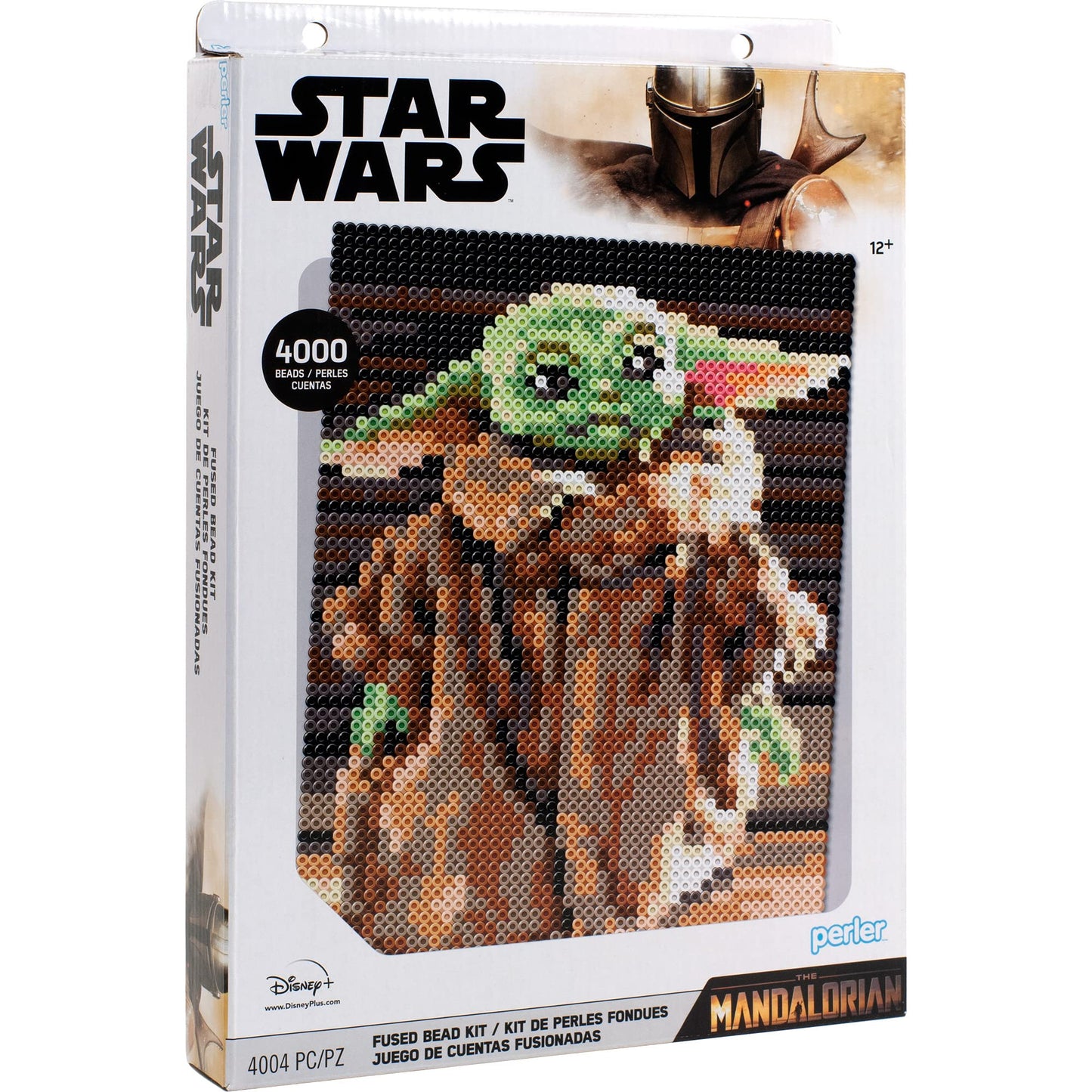 Perler 80-54391 The Mandalorian Baby Yoda Star Wars Fuse Bead Deluxe Box Kit, 4005
