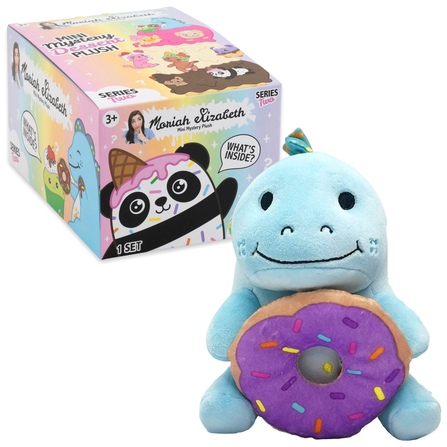 Moriah Elizabeth 6” Mini Mystery Plush 9 Pack Bundle - Multi, Model 80212-9BP, Official YouTube Merch