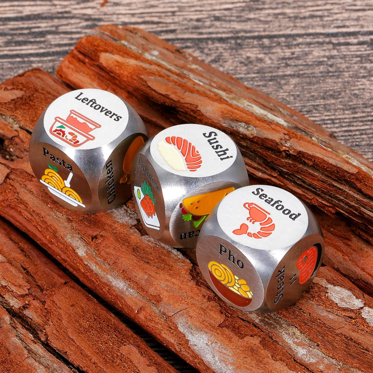 Easter Basket Stuffers Valentines Day Gifts for Him Her Food Decision Dice Decider Gifts for Boyfriend Girlfriend Husband Wife C