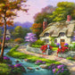 Anatolian 500 Piece Jigsaw Puzzle - Spring Cottage, Multicolor, Model #3577, Cardboard