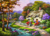 Anatolian 500 Piece Jigsaw Puzzle - Spring Cottage, Multicolor, Model #3577, Cardboard