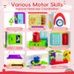 Montessori Toys For 1 Year Old Boy Girl, Musical Busy Board, Bilingual Learning Toy For Toddlers 1-3, 1St Birthday Gift, Educati