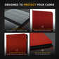Card Guardian - 9 Pocket enhanced Binder with Zipper for 360 cards - side loading pockets for Trading Card Games TCG (Red)