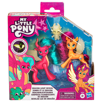 My Little Pony: Tell Your Tale Dragon Light Reveal, 3 Glow In The Dark Dolls, 3-Inch Scale Toys For Girls And Boys Ages 4+