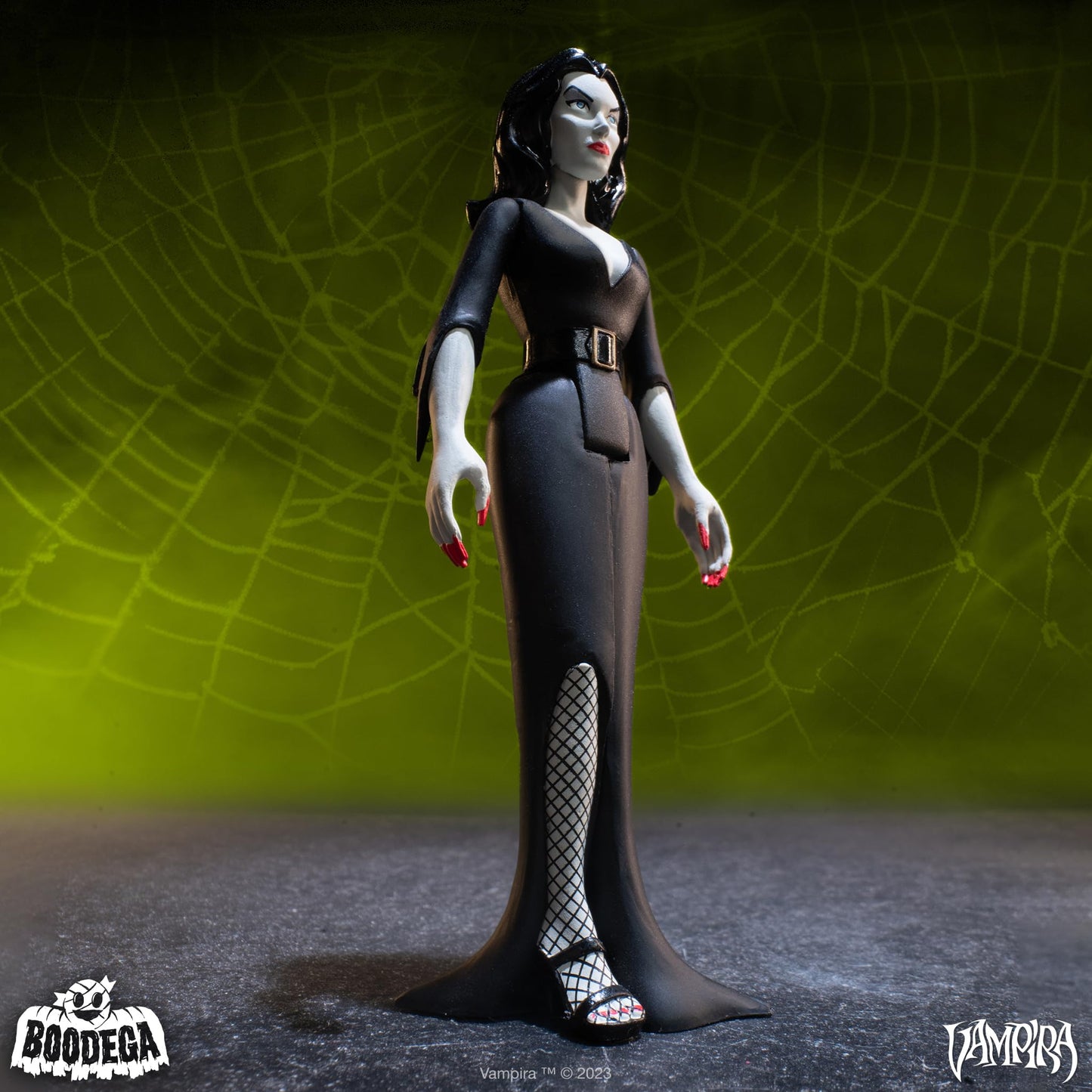 Super7 Vampira Dark Goddess Of Horror - 3.75' Vampira Action Figure Classic Horror Collectibles And Retro Toys