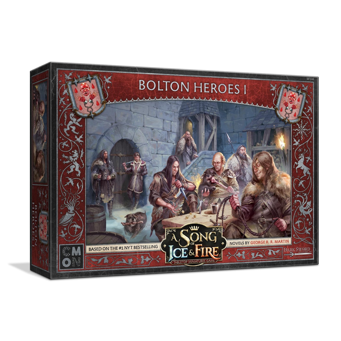 A Song of Ice and Fire Tabletop Miniatures Bolton Heroes I Box Set - Command The Ruthless Leaders, Strategy Game for Adults, Age