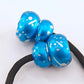 L-Shizuku Begleri Fidget Beads - Worry Fidget Beads Spin & Bump - Made Of Aluminum Alloy - For Men Women Youngs Skill Players Creates A Bit Of Magic For You (Cala-Blue&White)
