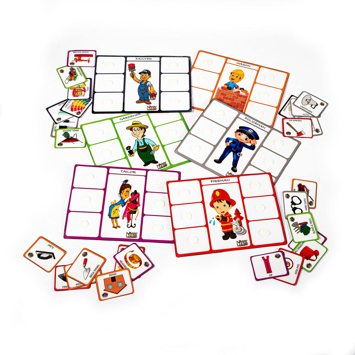 Monkey Minds Sorting Mats Know Your Community Helpers 2 ||Play Based Learning for Kids || Education Learning Toy