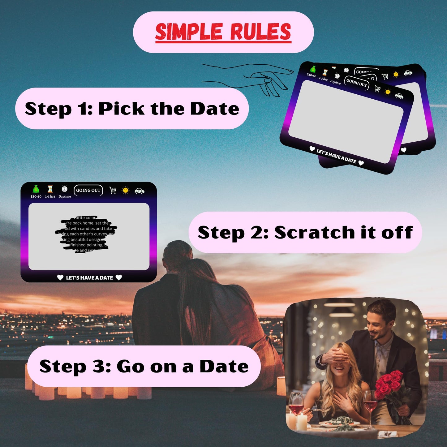 Couples Card Games for Fun and Romantic Date Night (Lets Have a Date)