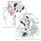Disney Imagine Ink Coloring Book Set - 12 Pack, Multicolor, No Mess Coloring with Minnie Stickers for Kids