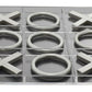 Deco 79 Metal Tic Tac Toe Game Set With Silver Pieces, 12' X 1' X 12', Silver