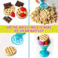 GirlZone Ice Cream Shop Play Sand Kit - 2 lb Magnetic Sand Toys - Multicolor - Ages 7+ - 22 Pieces