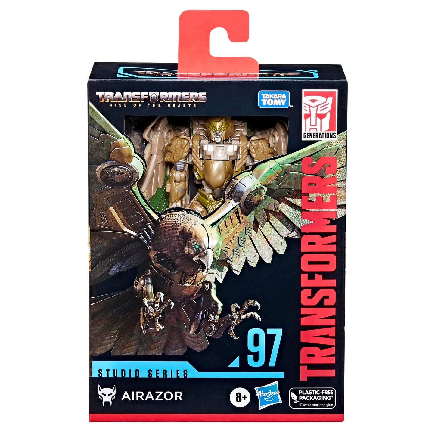 Transformers Studio Series Deluxe 97 Airazor Action Figure, 4.5" Multicolor, Plastic, Model F7232