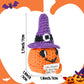Djianrang Halloween Pumpkin Handmade Positive Crochet With Inspirational Card Emotional Support Wool Ornament Mini Positive Knit
