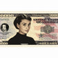 American Art Classics Audrey Hepburn Collectible Million Dollar Bill - Novelty Paper Money, Varies Color, Model NM414-1