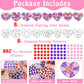 Qyeahkj 8 Pcs Valentines Day Arts Crafts Kit DIY Heart Gems Diamond Suncatcher Crafts for Kids Valentines Gemstones Painting Gi