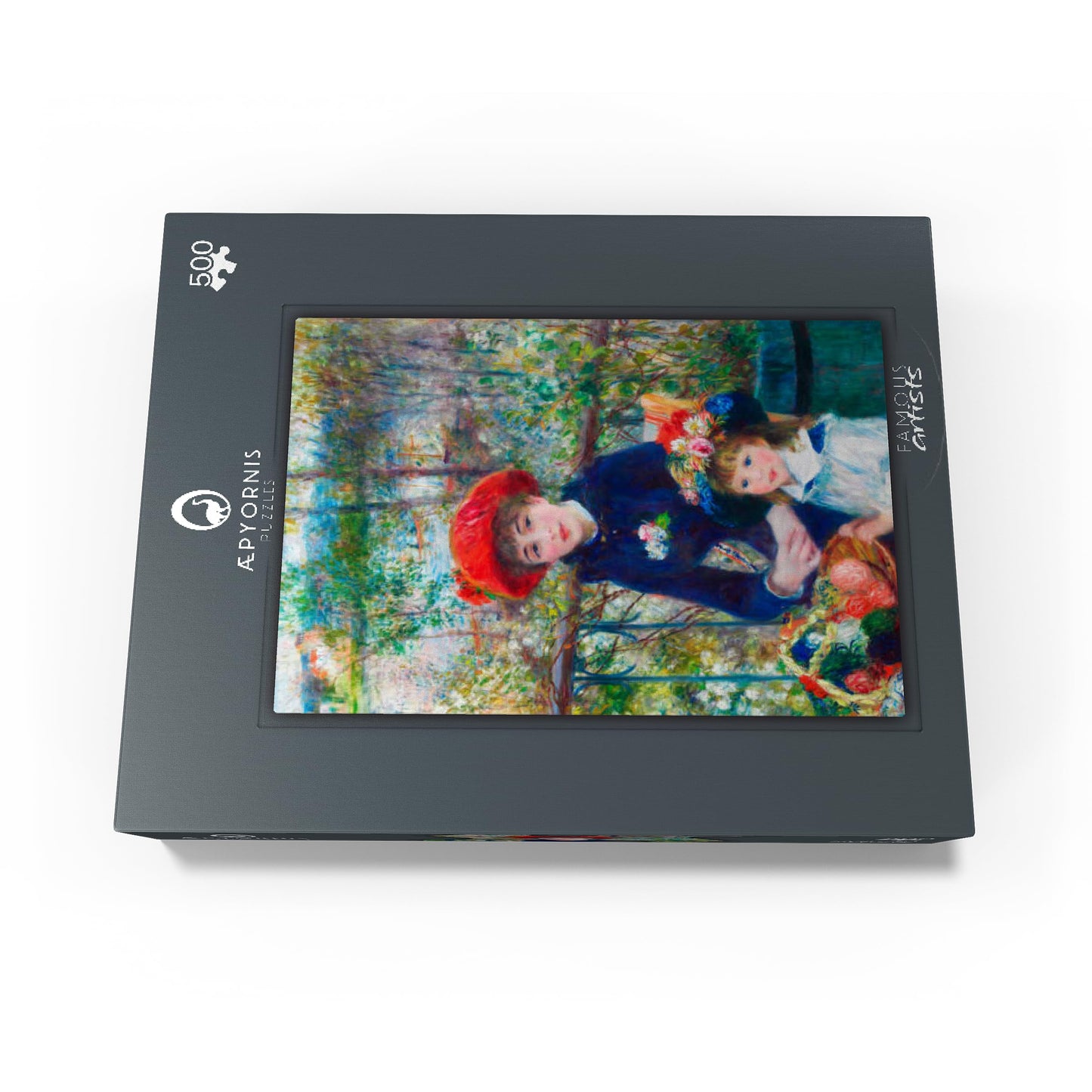 MyPuzzle Two Sisters On The Terrace 1881 by Pierre-Auguste Renoir - enhanced 500 Piece Jigsaw Puzzle for mature-themeds